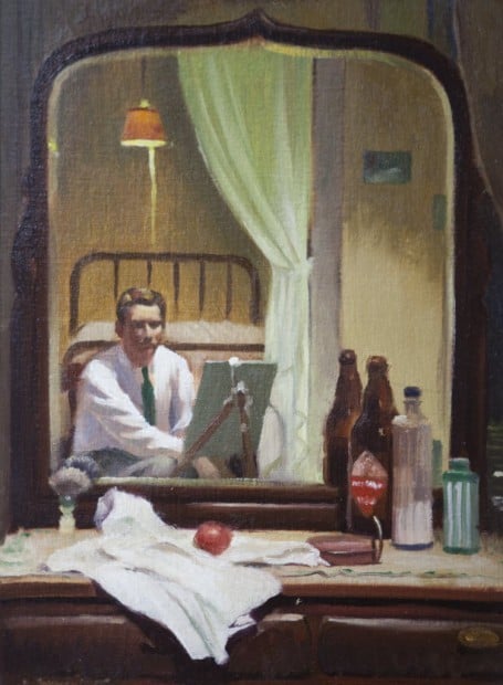 Self-portrait of a starving artist